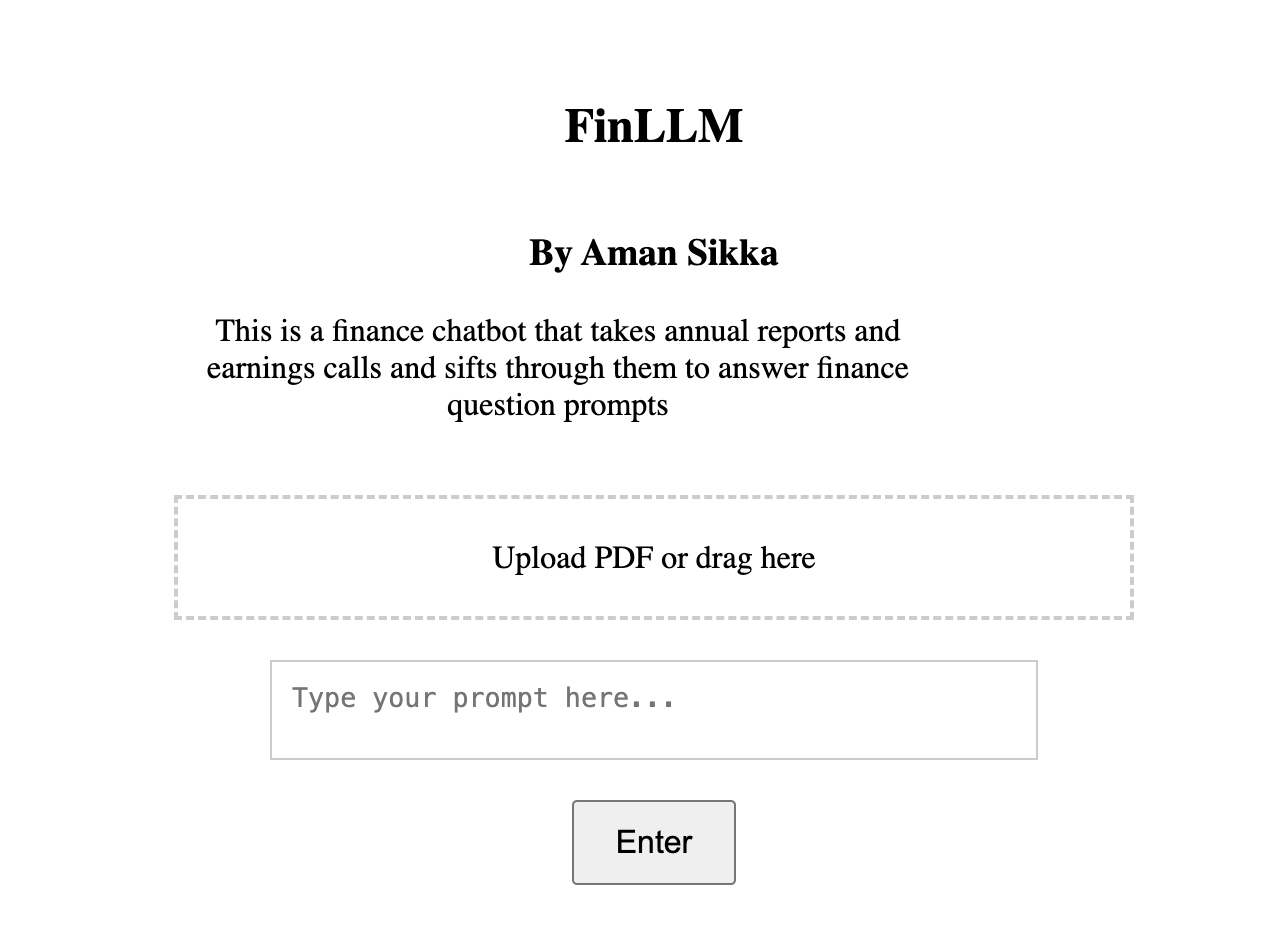 Finance LLM Project